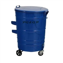 صندوق قمامة عام مجلفن 280 لتر